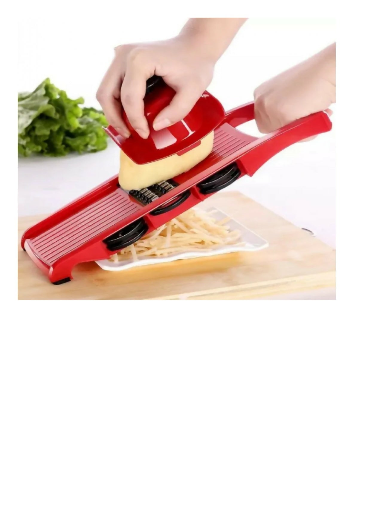 10 in 1 Mandoline Slicer Vegetable Cutter with Stainless Steel Blade Manual Potato Peeler Carrot Cheese Grater Dicer Kitchen Tool