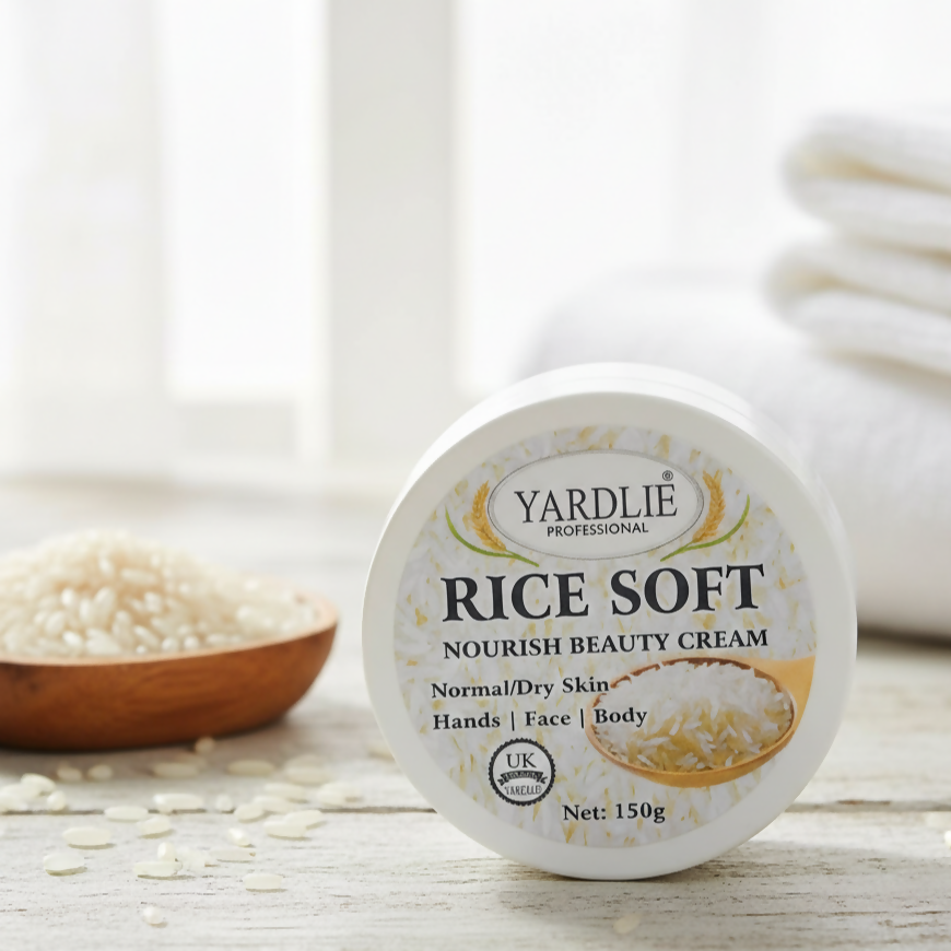 Yardlie Professional Rice Soft Nourish Beauty Cream Gentle Hydration Brightening Care - 150g