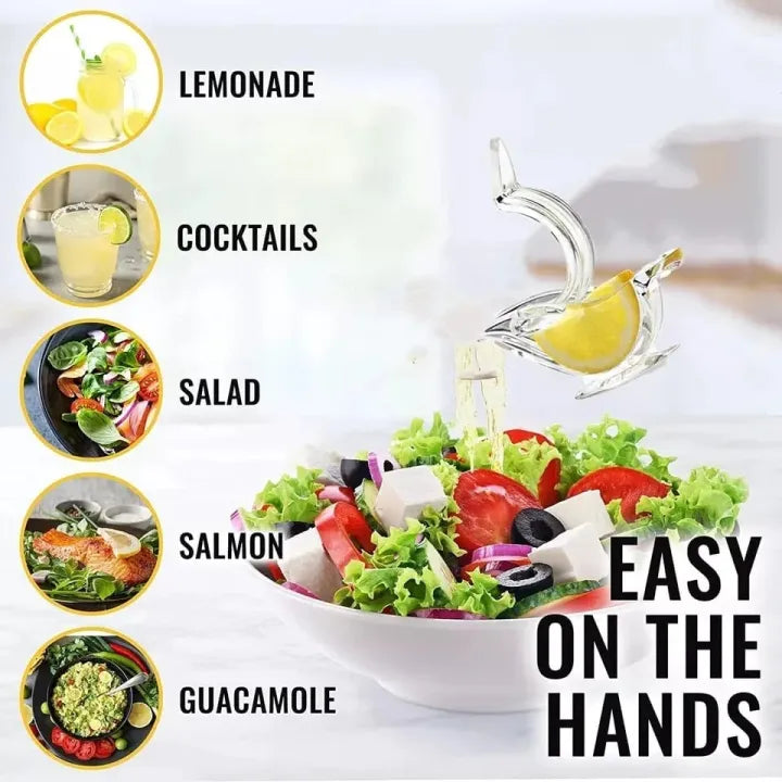 Juicer, Manual Lemon Clip Portable Clear Fruit, Bird Lemon Slice Squeezer Home Kitchen