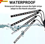 Bluetooth App Control Car LED Strip Lights Multicolor Interior Kit