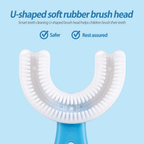 Toothbrush,360 Degree U Shaped Silicone for Kids
