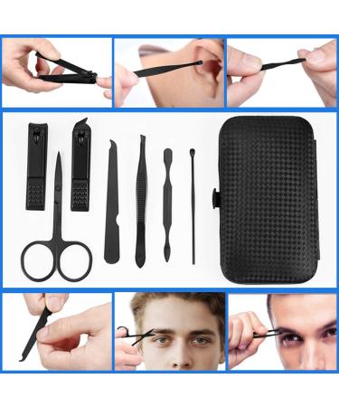 Nail Clipper, Professional Set with Leather Case for Hand Foot Care