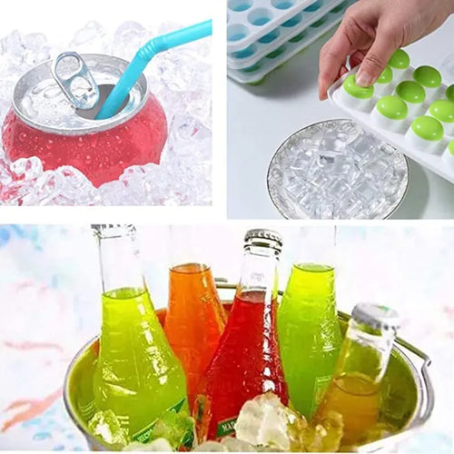 Popup Ice Cube Tray Silicone Mold for Jelly Chocolate and Ice