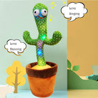 Dancing Cactus Plush Toy Talking Singing Recording Toy for Kids