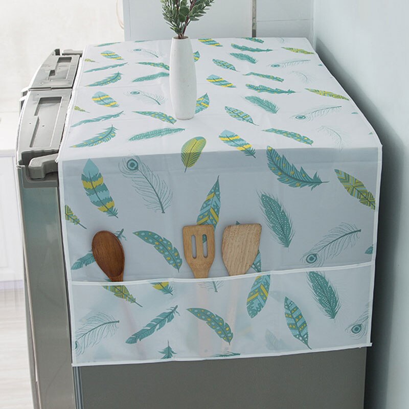 Refrigerator Cover, Waterproof with Side Pockets Dustproof