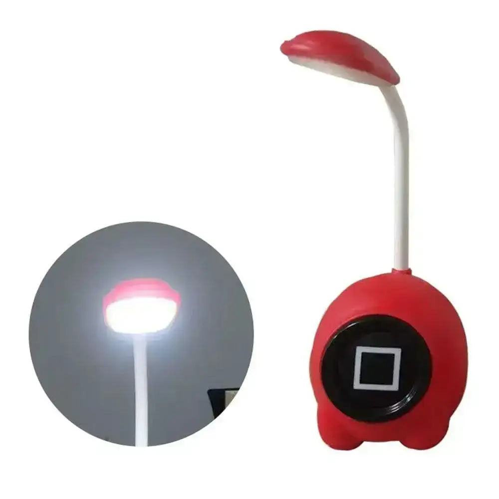 (1 PCs )Squid Game Usb Reading Table Lamp(red color)