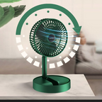 Fan, Portable Foldable Telescopic USB Desk with Adjustable Angle