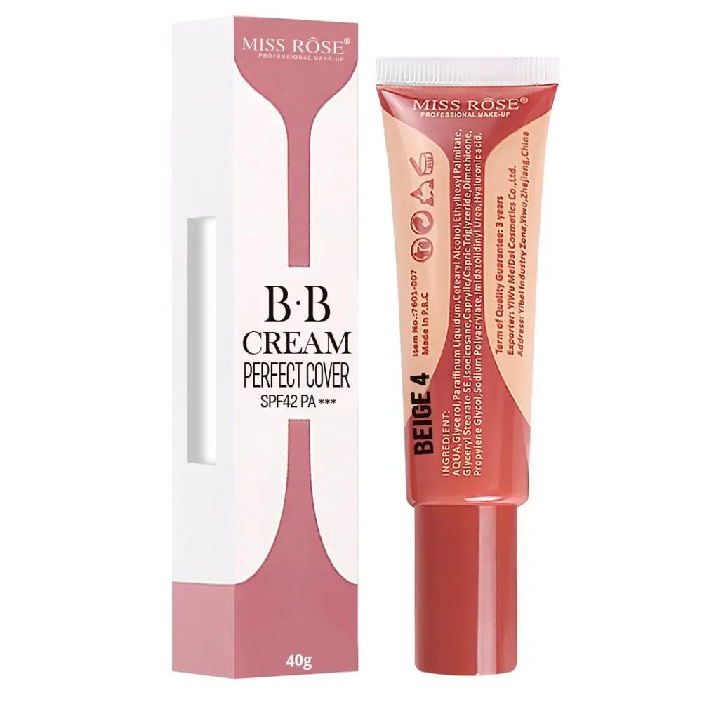 Miss Rose BB Cream Perfect Cover – High Coverage, Flawless Finish & Long-Lasting Foundation - Ivory