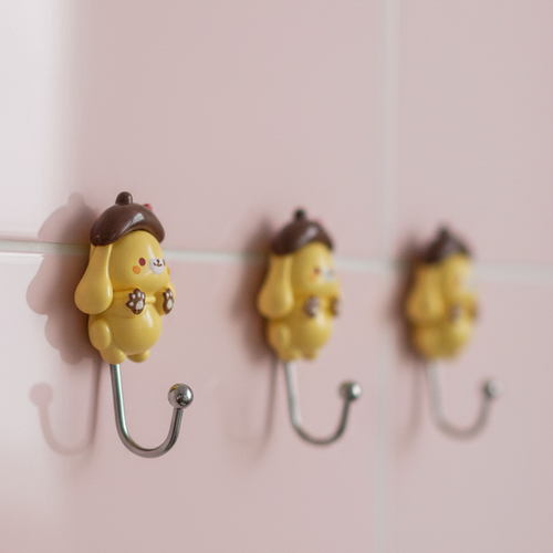 Sanrio Wall Hook, Cute & Durable Cartoon Wall Hanger for Keys
