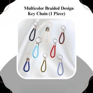 Multi Color Braided Design Keychain | Best Quality Keychain ( Random Color ) – Pack Off 01