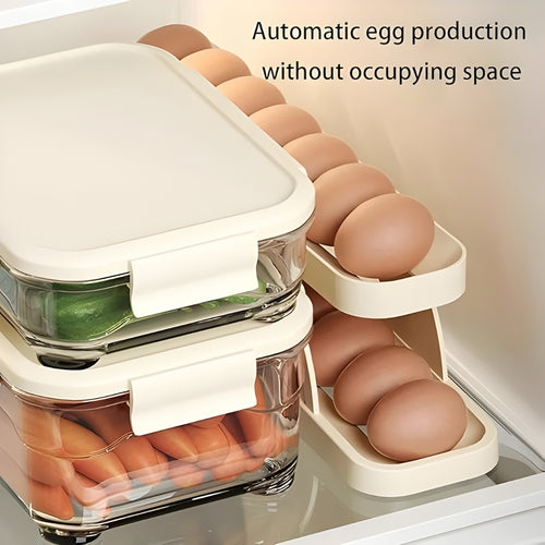 Egg Holder Multi Layer PP Fridge Storage Rack Space Saving