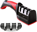 Knife Sharpener, With Fruit And Meat Knife Peele, Three-piece Knife Sharpener Set