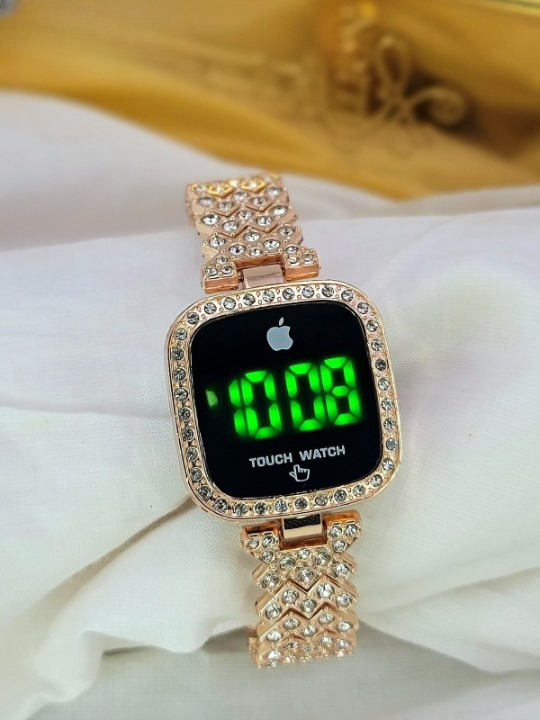 LED Touch Screen Watch – Waterproof, Cell Operated, Stylish Digital Wristwatch (No Box) Stainless steel