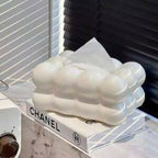Bubble Shape Tissue Box Holder | Non-Slip Plastic Cover For Stylish Storage | Random Colour