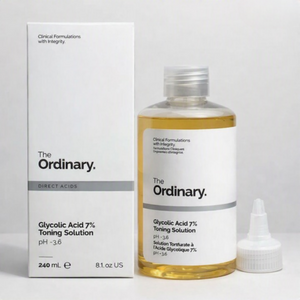 The Ordinary Glycolic Acid 7% Toning Solution | Exfoliating Brightening Face & Body Toner - 240ml make proper product name