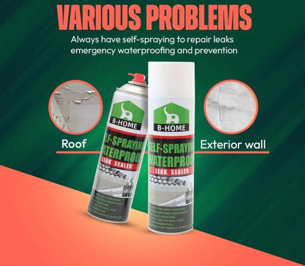 B-HOME Self Spraying Waterproof Leak Sealer Quick Dry Protective Coating