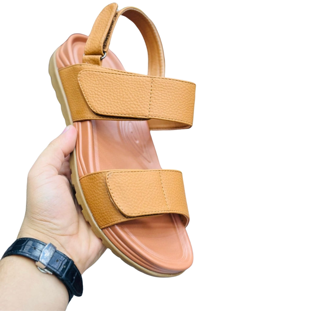 Sandals, Shock-Absorbing Sole Reduces Impact for Added Support