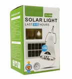 Solar LED Light Bulb CL-028MAX Portable Lamp with Hook and Solar Panel