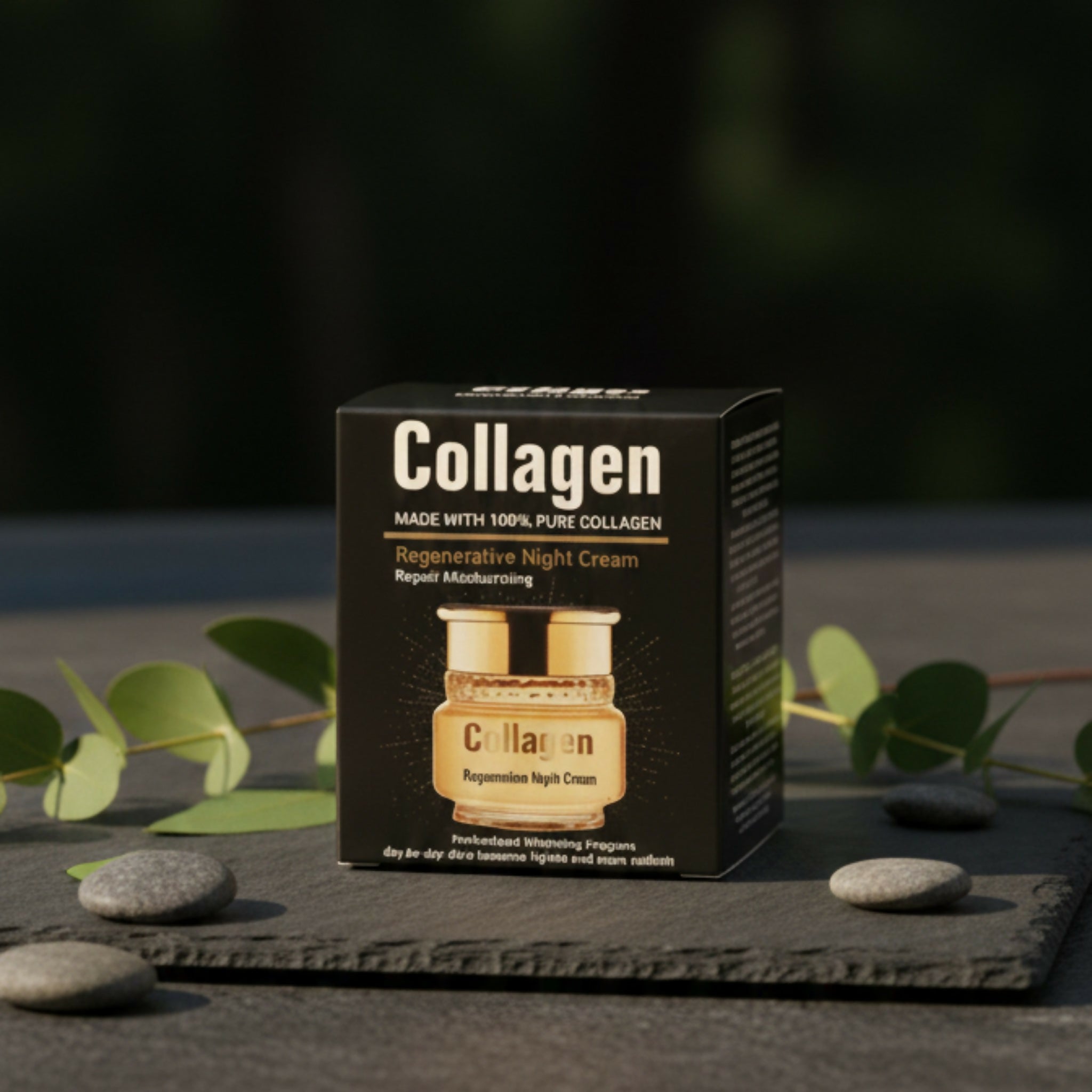 Pure Collagen Regenerative Night Cream – Professional Whitening, Skin Repair & Deep Moisturizing Face Cream