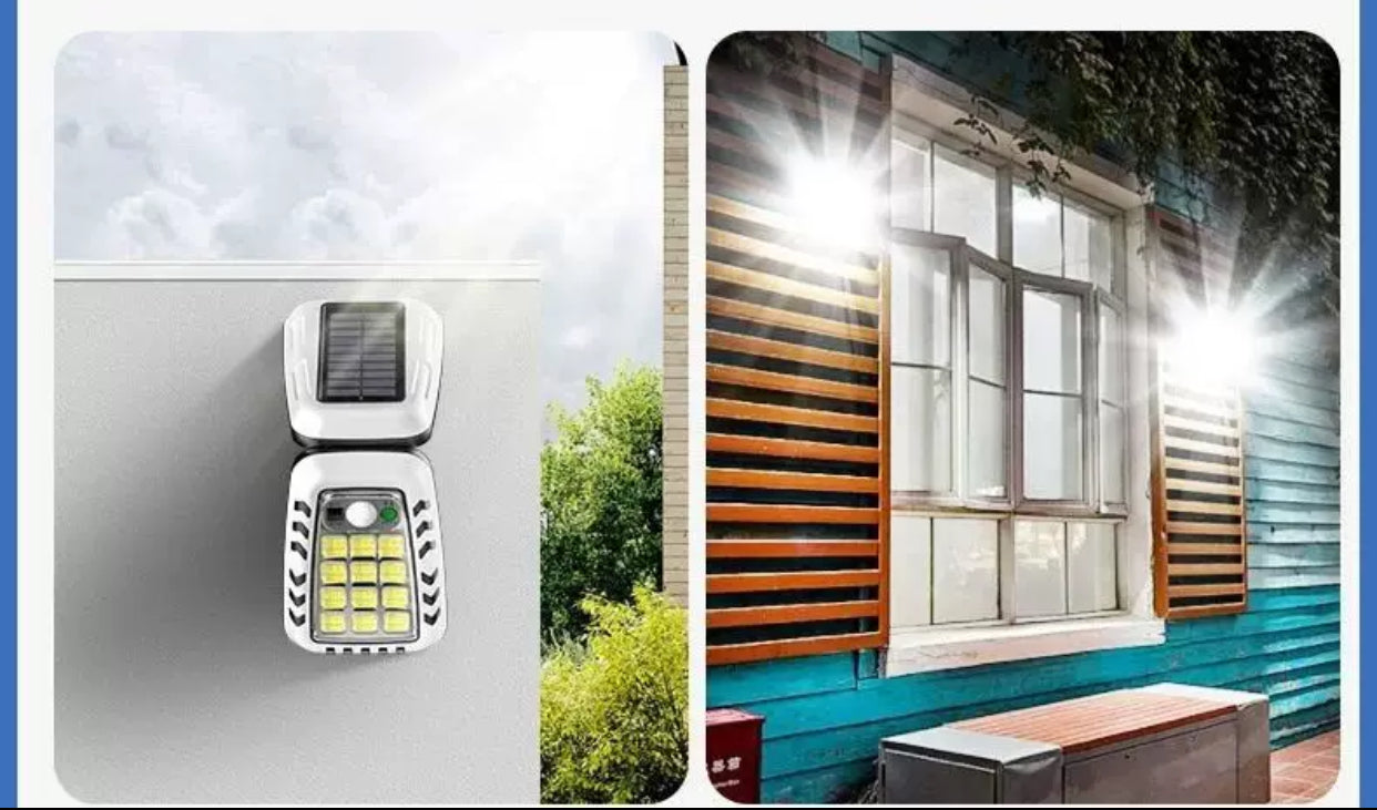 Solar Induction Wall Lamp Motion Sensor Outdoor Garden Light