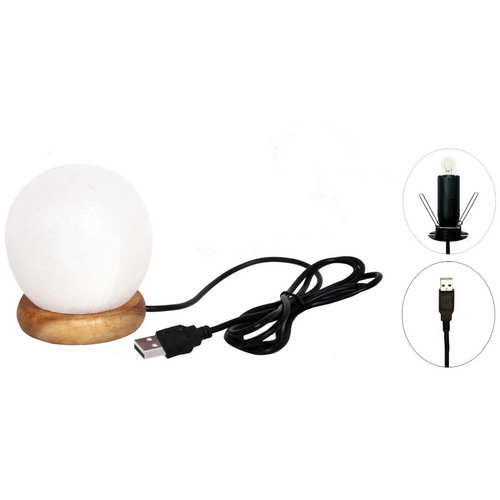 Himalayan White Pearl Salt Lamp