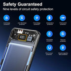 10000mAh Power Bank Slim Portable Charger PD 22.5W Fast Charging