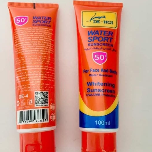 De-Hoi SPF50+ Water-Resistant Sunscreen for Face & Body