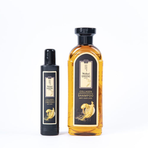 Wellice Ginseng Shampoo and Conditioner Pack for Healthy Nourished Hair