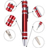 Precision Screwdriver Set, 8-in-1, Magnetic Tip, Alloy Handle, Multi-Function Etching Tool