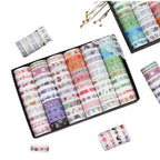Washi Tape Set of 60, Vibrant Kawai Designs for Craft & Journaling