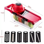 Multi-Functional 10-in-1 Mandoline Vegetable Slicer – Complete Kitchen Cutter
