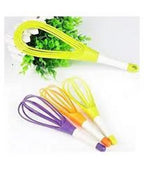 Manual Egg Beater Whisk, PP Plastic Kitchen Hand Mixer