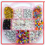 Kitty & Flower Beads Set, for Kids & DIY Crafting