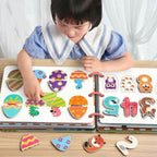 Montessori Quiet Busy Book for Toddlers