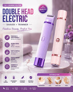 2-in-1 Dual Head Shaver & Electric Trimmer for Women – High Quality