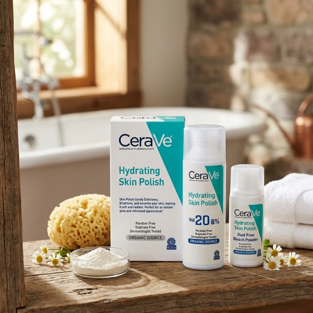 CeraVe Hydrating Skin Polish, Dual-Action Exfoliation & Hydration, for Softer Skin