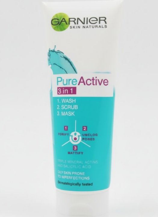 Garnier 3-in-1 Pure Active Face Wash 100ml