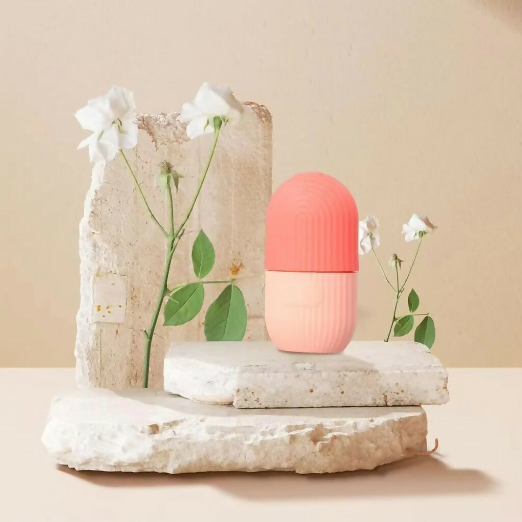 Ice Roller Facial Massage, silicone cleansing ice lattice, for skincare
