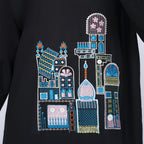 Black Embroidered Shirt