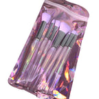 Purple 7-Piece Makeup Brush Set