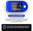 Finger Pulse Oximeter SpO2 Oxygen and Heart Rate Monitor