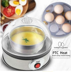 DSP Professional 350W Electric Egg Boiler, With Steam Rack And Measuring Cup