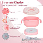 Portable Foldable 400ML Silicone Wax Warmer, Travel-Friendly Hair Removal Heater For Body &