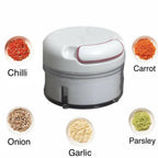 Mini Speedy Chopper Manual Hand Pull | Garlic, Vegetable, Fruit & Meat Slicer