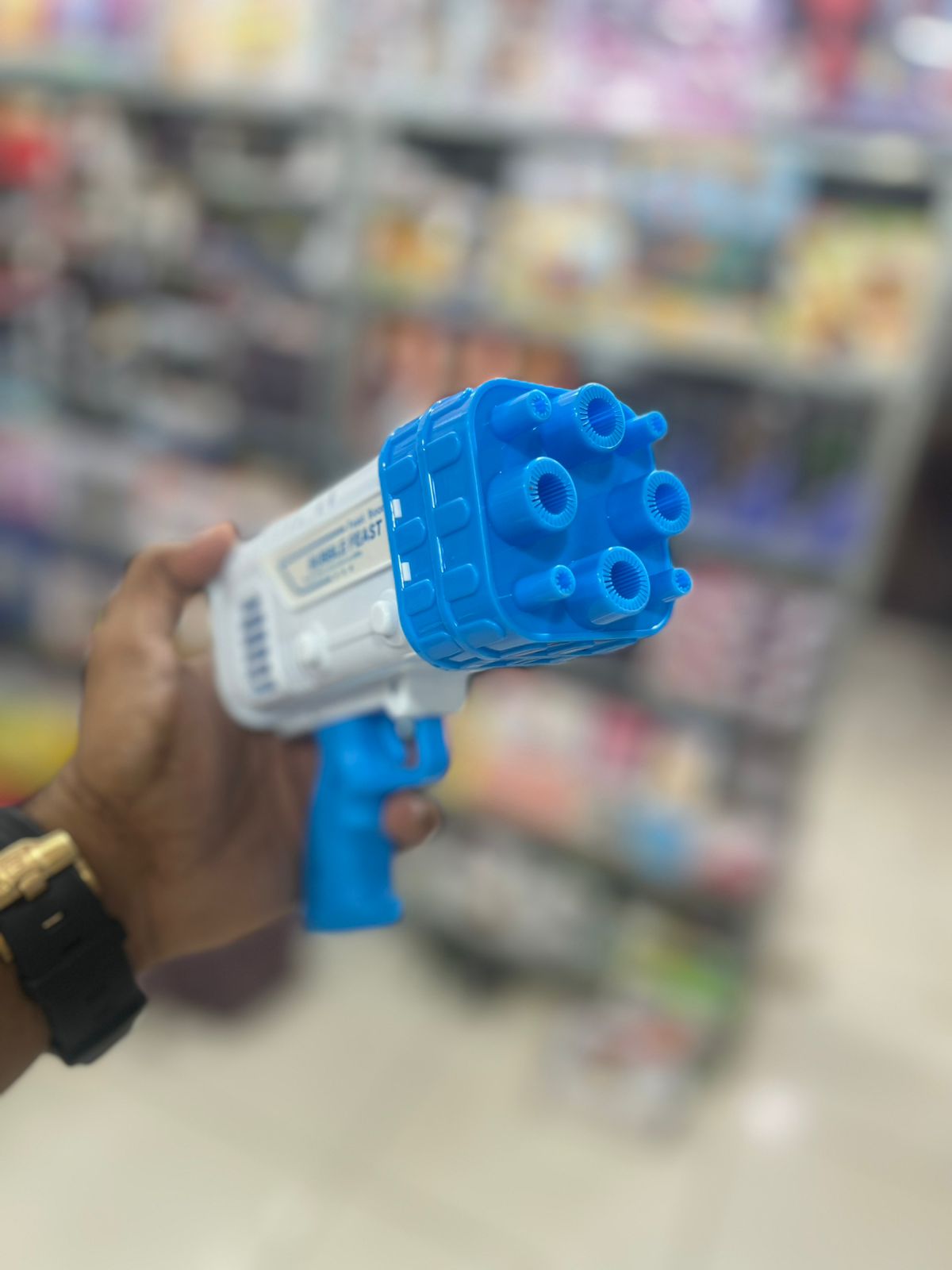 Rocket Bubble Bazooka Pro 2 In 1 Electric Bubble Gun