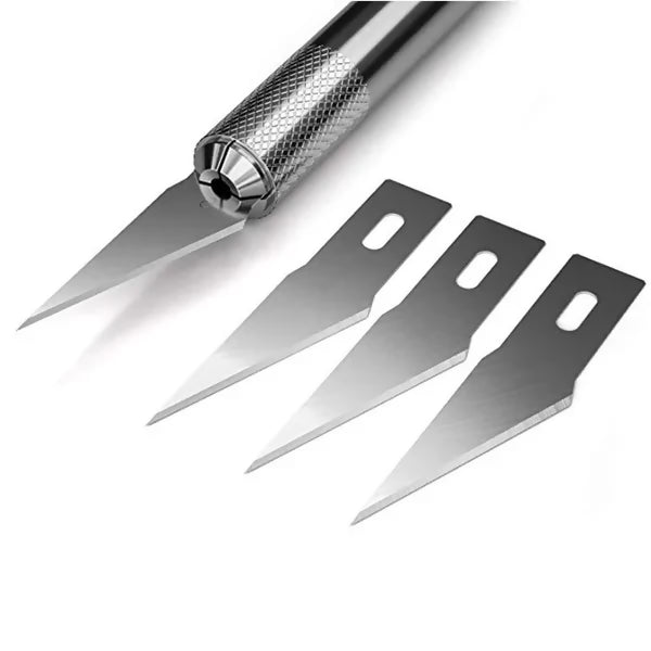 Pen Knife | Detail Precision cutting tool | Paper , model making , etching , carving cutter with 6 Blades + 1 Handle