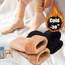 Pack of 2 pairs Women Winter Woolen Socks Warm Thicken Thermal Snow Socks