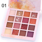 16 Color Eyeshadow Makeup Palette Matte & Shimmer Powder Eye Shadow Kit
