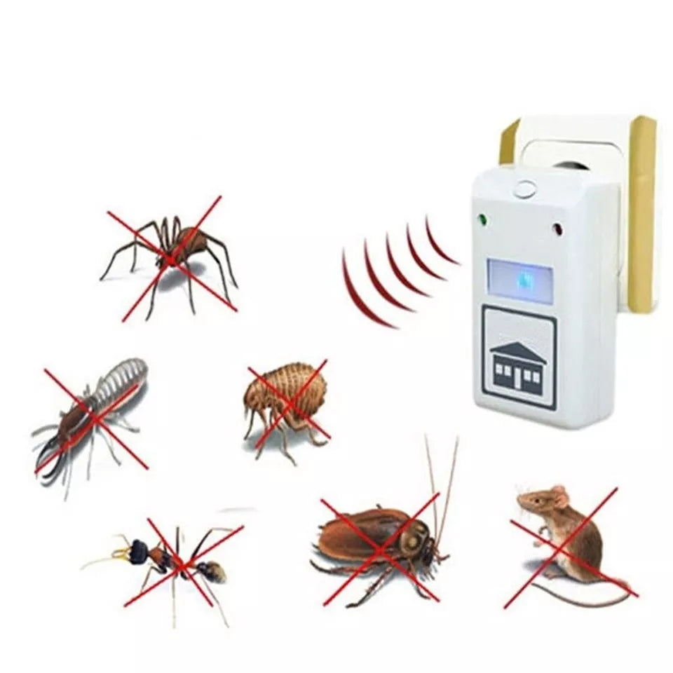 Electronic Pest Repeller Plug In Ultrasonic Rat Mouse Cockroach Repellent Device