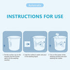 Washing Machine, Mini  Portable Ultrasonic Turbine Washer